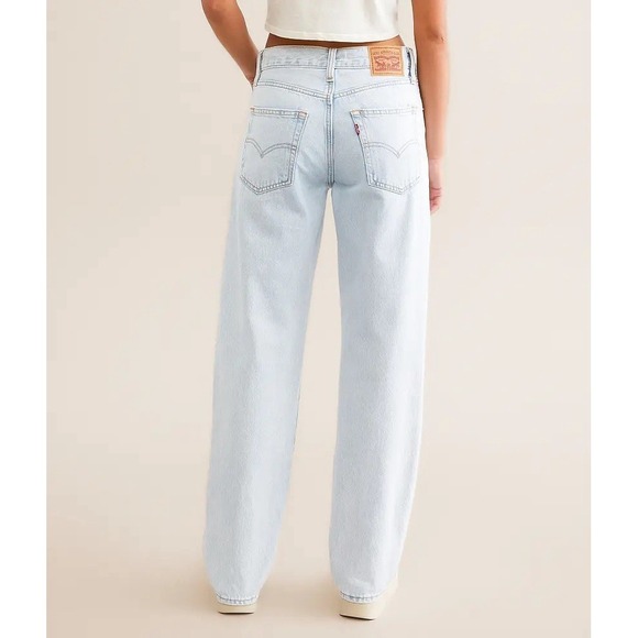 Levi's Women's Mid-Rise '94 Baggy Straight Blue Jeans Size 30 x 31 - Picture 11 of 11